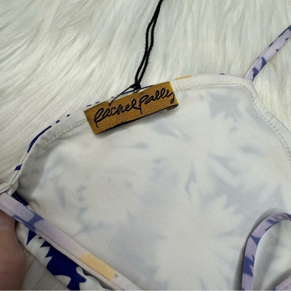 NWOT Rachael Pally Daisy Print Triangle Bikini Top size Large - Picture 4 of 7